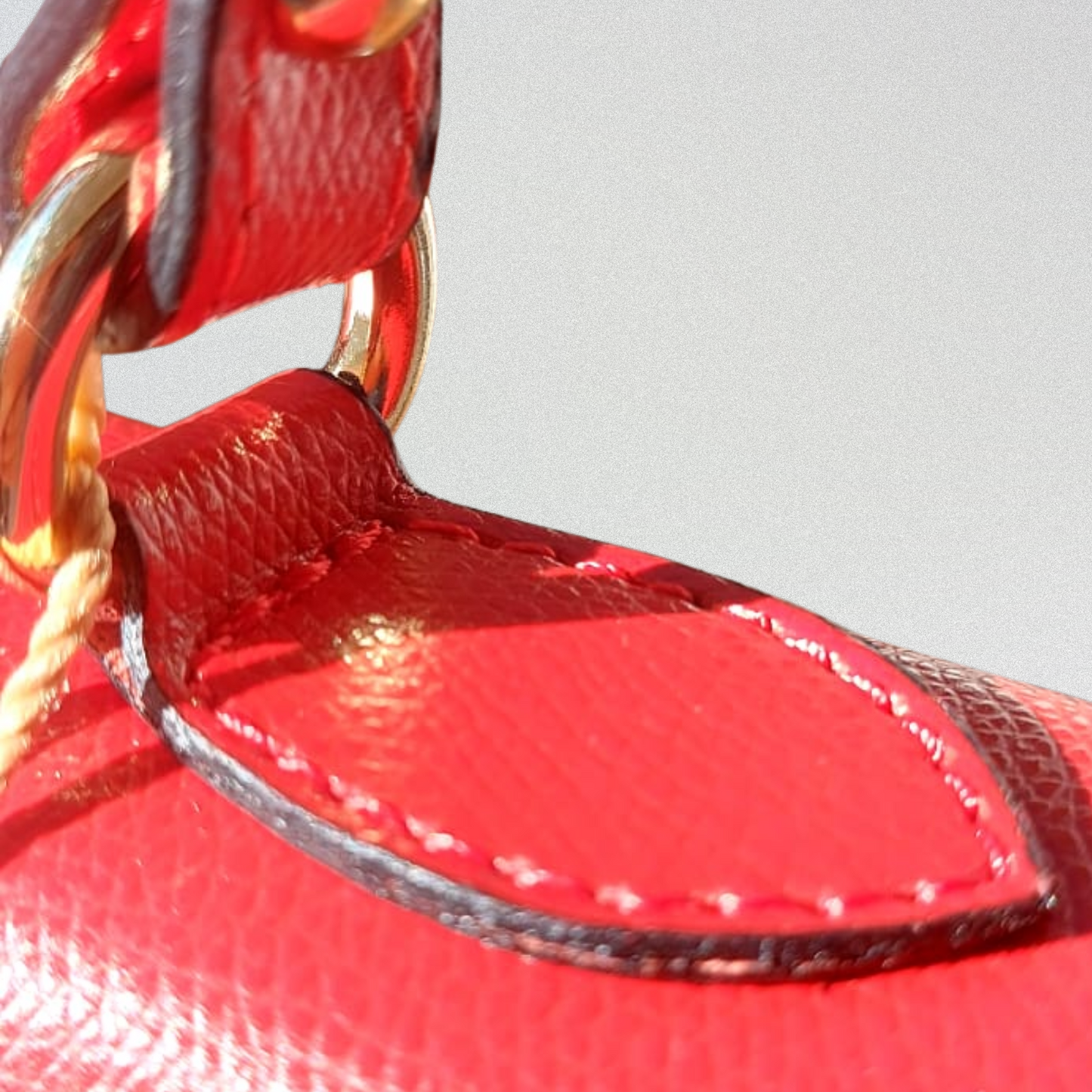Bella Mini Tote – Rojo Coral Intenso