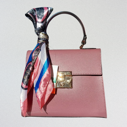 Bella Mini Tote Cuero – Terracota Rosé