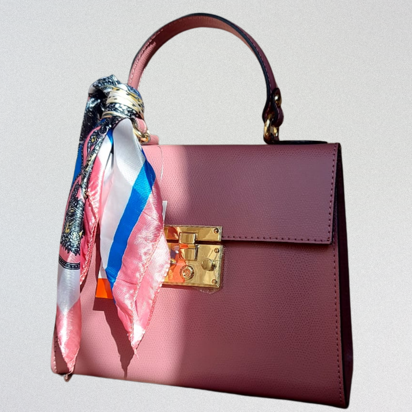 Bella Mini Tote Cuero – Terracota Rosé