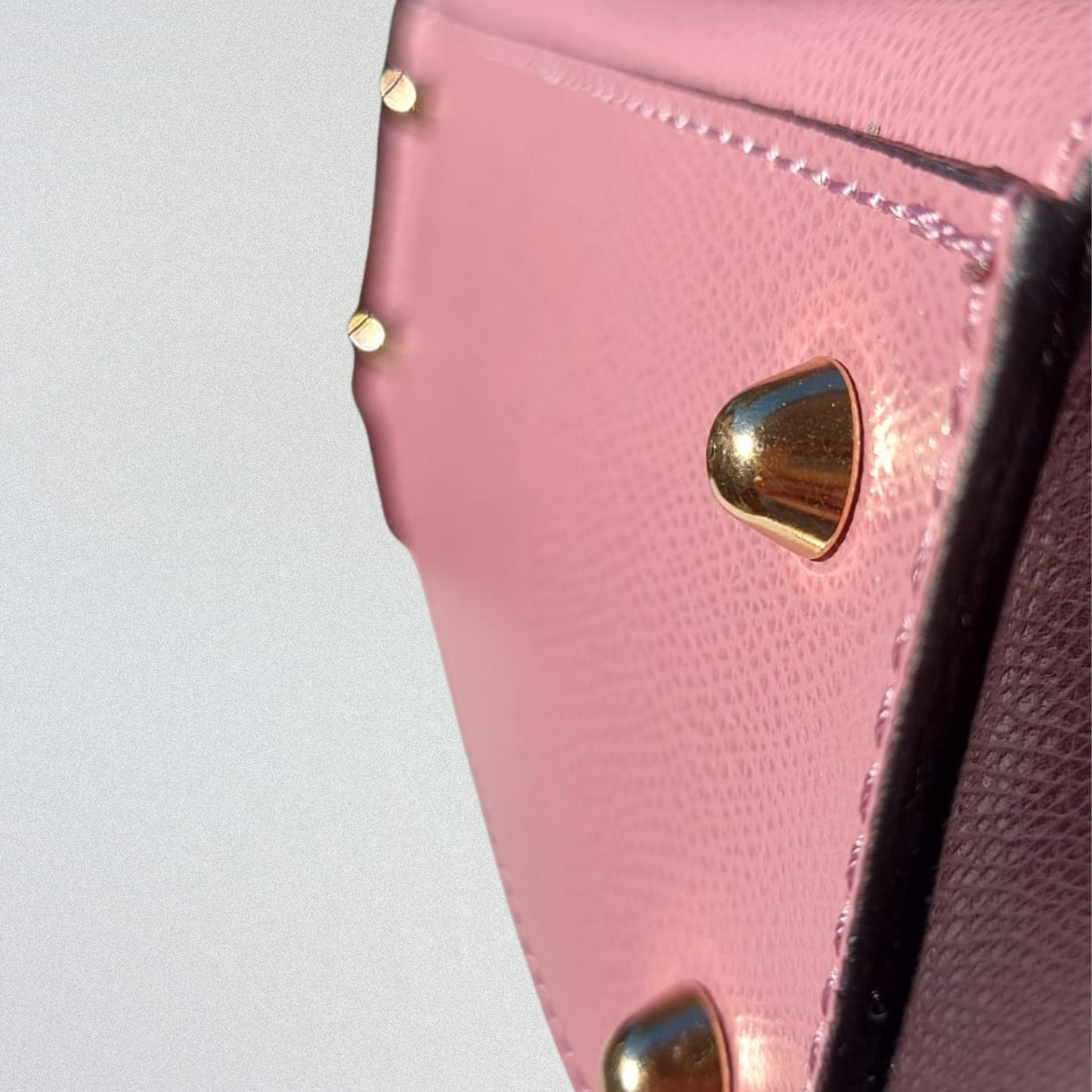 Bella Mini Tote Cuero – Terracota Rosé