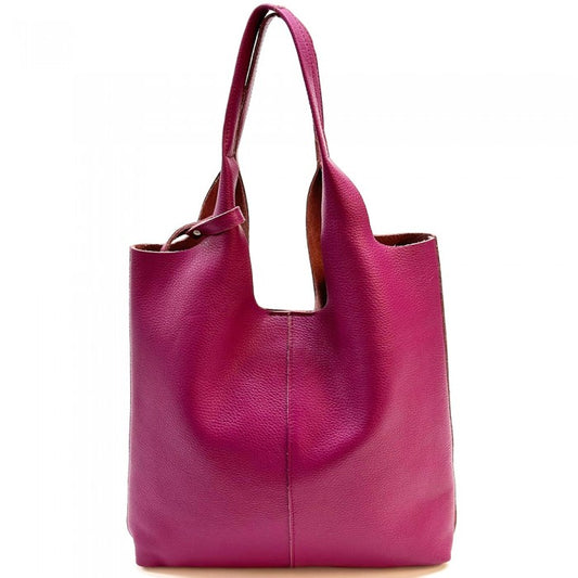 Cartera de cuero italiana, fabricada en Florencia.